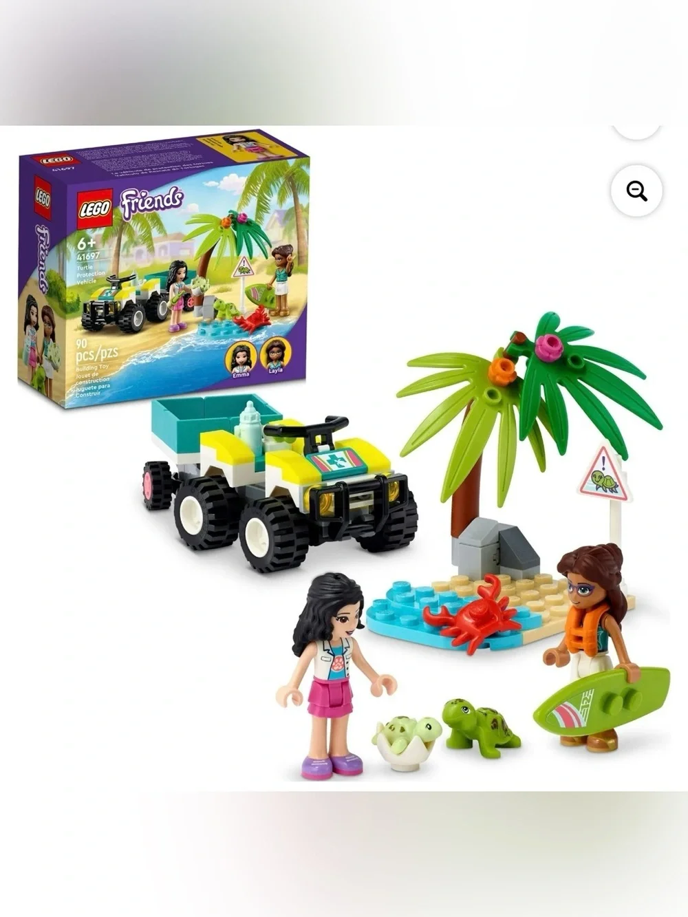 LEGO Friends Turtle Protection Vehicle 41697, Animal Rescue Building Set